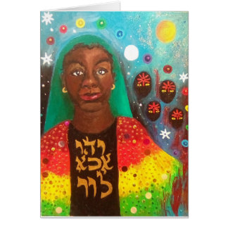 Son manteau de plusieurs couleurs Carte pour notes