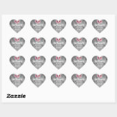 Son Mariage favori Favor Sticker Mariée rustique (Feuille)