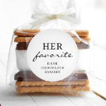 Son Mariage Préféré Faveur Editable Stickers Rond<br><div class="desc">Ajoutez ces étiquettes personnalisables à vos gâteries préférées mariage ! Créez ses autocollants et ses autocollants ronds. Faites connaître à tous vos invités mariages vos gâteries préférées.</div>