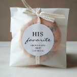 Son Mariage Préféré Faveur Editable Stickers Rond<br><div class="desc">Ajoutez ces étiquettes personnalisables à vos gâteries préférées mariage ! Créez ses autocollants et ses autocollants ronds. Faites connaître à tous vos invités mariages vos gâteries préférées.</div>