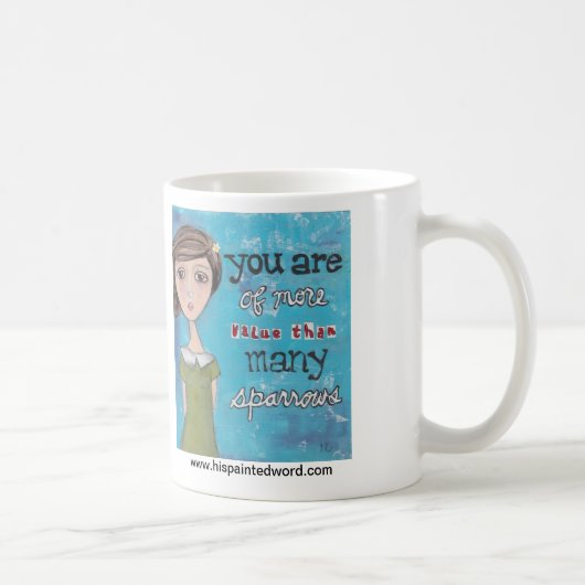 Son mot peint - tasse de Moineau-Café (Droite)