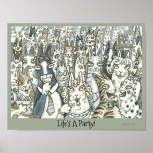 SON N'Fitz Party Cats POSTER