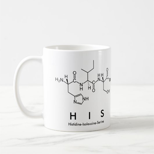 Son nom de peptide mug (Gauche)