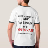 Son nom n'est pas le SEIGNEUR T-shirt (Dos)
