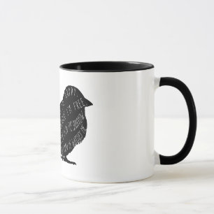 Son oeil est sur la tasse de moineau