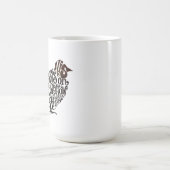 Son oeil est sur le Bruant - Mug de café - 15oz. (Centre)