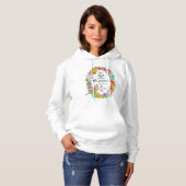 Son oeil est sur le Sweat - shirt à capuche des fe (Devant entier)