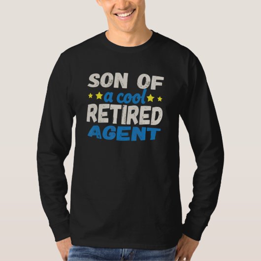 Son of a Cool Retired Agent T-shirt (Voorkant)