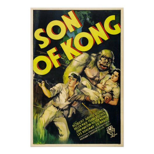 Son of Kong Monster Horror Movie Poster (Devant)