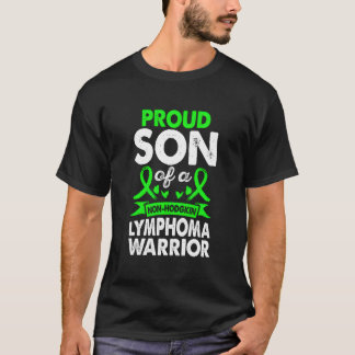 Son Of Non Hodgkin Lymphoma Warrior Awareness Gree T-shirt