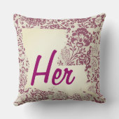 Son ou Lim State Floral Louisiana tout Coussin cou (Verso)