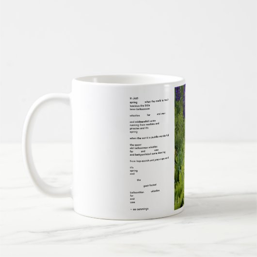 Son poème de cummings de l'EE de tasse de ressort (Gauche)