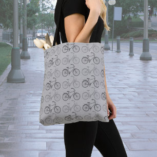 Son sac fourre-tout à motif de vélo