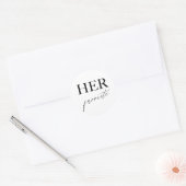 Son Sticker à collation Mariage préféré (Enveloppe)