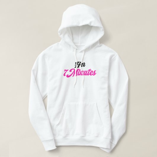 Son sweat à capuche assorti de 7 minutes (Design devant)