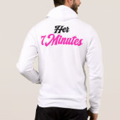 Son sweat à capuche zipé assorti de 7 Minutes (Dos)