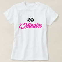 Son T-Shirt 7 Minutes Adorable pour Couple Femme