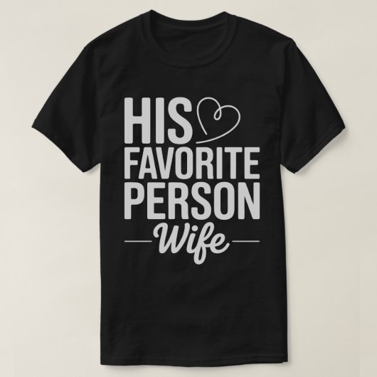 Son T-shirt de la personne préférée (Design devant)