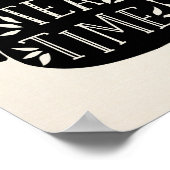 Son tea time tea amoureux teapot Poster (Coin)