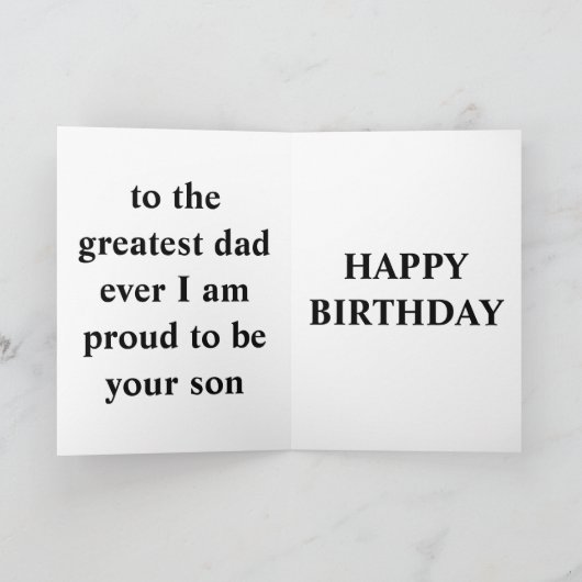 SON TOT DAD KAART (Binnen)