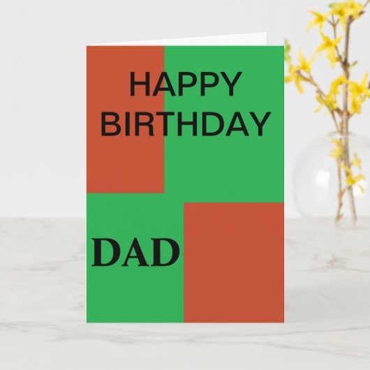 SON TOT DAD KAART (Gele Bloem)