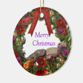 Son un ornement d'arbre de vacances de Tokay (Gauche)