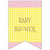 Son une bannière de baby shower de tournesol de (Deuxième drapeau)