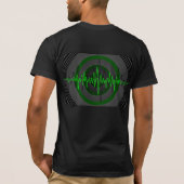 Son Vert foncé T-shirt noir avant et dos (Dos)