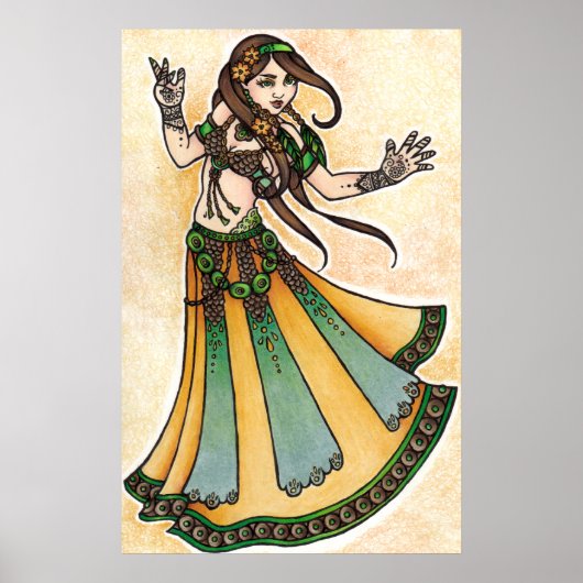 Sona Belly Dancer Poster (Voorkant)