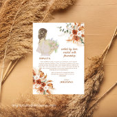 Sonata Bruidsmeisje Terracotta Chic Zachte Boho He Kaart