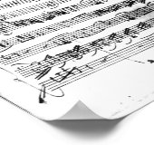Sonate Premiere voor viool en harpsichord Poster (Hoek)
