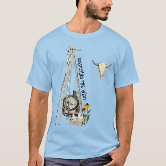 SONDAGE WESTERN LAND SURVEYOR OLD WEST T-Shirt (Devant)