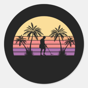 Sondeln Metal Detectorist Ronde Sticker