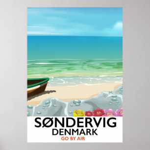 Søndervig Denemarken strand reisposter Poster