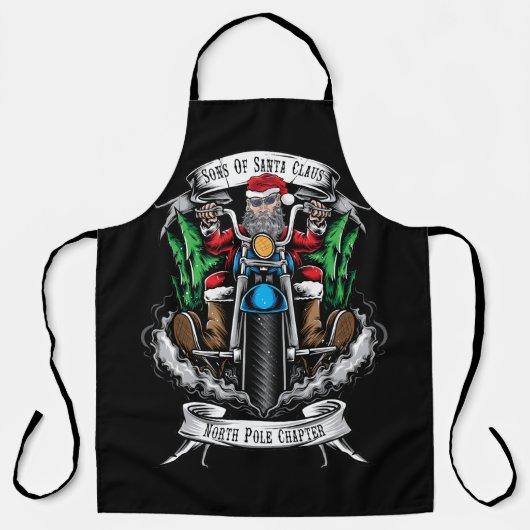 Sonen van de Noordpool van Santa Claus Schort (Voorkant)