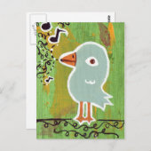 Song Bird Briefkaart (Voorkant / Achterkant)