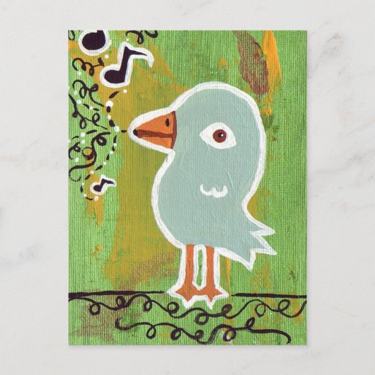 Song Bird Briefkaart (Voorkant)