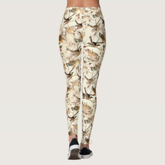 Song Bird Pattern Leggings (Achterkant)