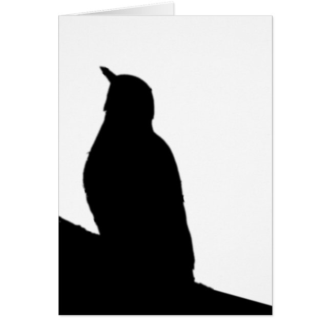 Song Bird Silhouette Blank (Voorkant)