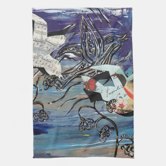 Song Birds Kitchen Towel Theedoek (Verticaal)