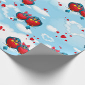 Song Birds Love Pattern Cadeaupapier (Hoek)