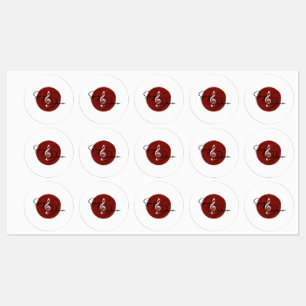 Song_Drum Aether Waterbestendige Sticker Blad