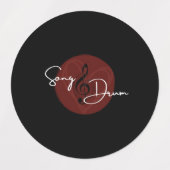 Song_Drum Stickers sous-monde étanches (Design 2)