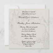 Song Pages Unconditional Love Wedding Invite Kaart (Achterkant)