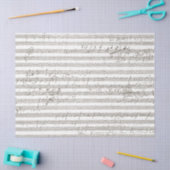 Song Sepia Scribked Sheet Music Scrated  Tissuepapier (Craft)