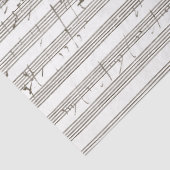 Song Sepia Scribked Sheet Music Scrated  Tissuepapier (Detail)