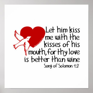 Song Solomon 1:2 Poster