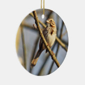Song Sparrow Ornament (Rechts)