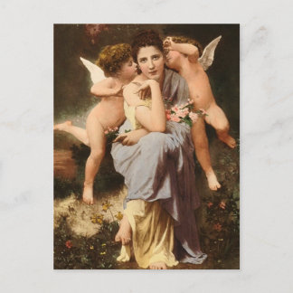 Song Spring Bouguereau Cherub Classical Art Angel Briefkaart