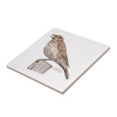 Song Thrush Tile Tegeltje (Zijkant)